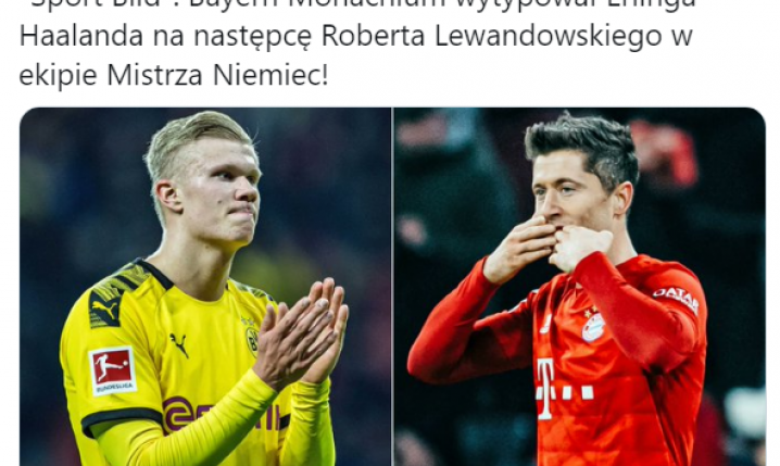 ''Sport Bild'': Bayern WYTYPOWAŁ następcę Roberta Lewandowskiego!